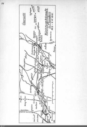 Rückzugskämpfe in Flandern. 30.9.-8.11.1918.