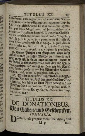 Titulus XXI. De Donationibus. - Titulus XXV. De Hæreditatibus, Quæ Ab Intestato Deferuntur.