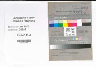 Entnazifizierung Emil Rohleff, geb. 17.03.1901 (Lehrer)