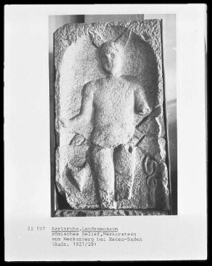 Römisches Relief, Merkurstein vom Merkurberg bei Baden-Baden