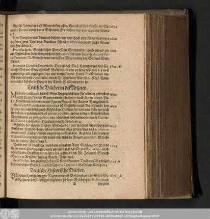 Teutsche Bücher in der Arzney.