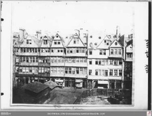 Judengasse mit Häusern der Familie Rothschild, Judengasse 147 und 148