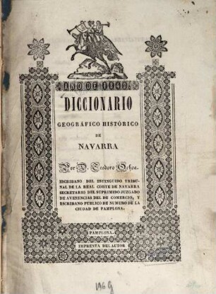 Diccionario geográfico histórico de Navarra
