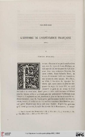 14: Recherches sur l'histoire de l'orfèvrerie française, [11]