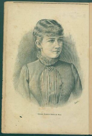 [Retrato de] Carmen Romero Rubio de Díaz.