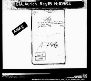 Die Wahl der Diakonen der Emder Armenverwaltung