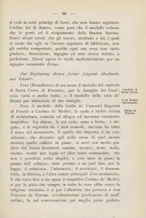 59-70, II. Ergänzungen aus Vasari
