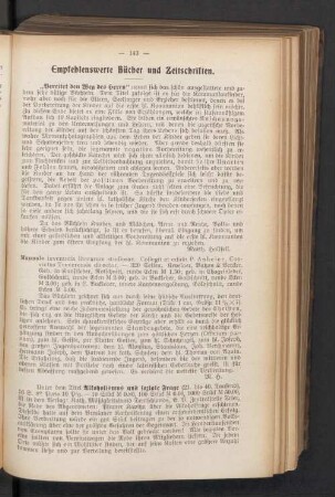 Empfehlenswerte Bücher und Zeitschriften