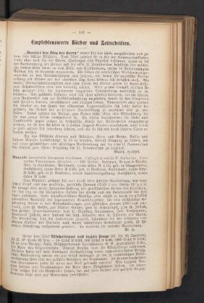 Empfehlenswerte Bücher und Zeitschriften
