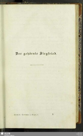 Der gehörnte Siegfried