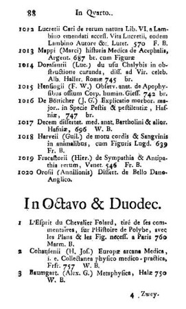 In Octavo & Duodec.