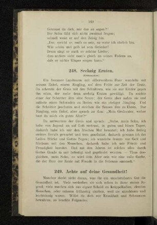 249. Achte auf deine Gesundheit!