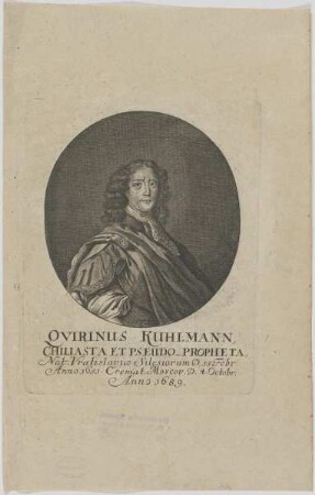 Bildnis des Qvirinus Kuhlmann