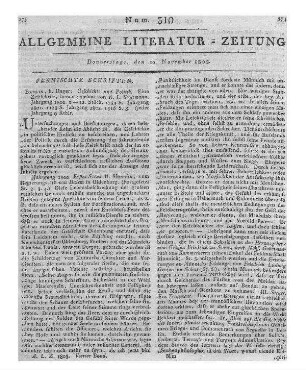 Geschichte und Politik. Jg. 1800-1802 Hrsg. v. K. L. Woltmann. Berlin: Unger 1800-02
