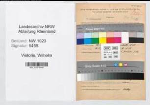Entnazifizierung Wilhelm Vietoris , geb. 08.05.1896 (Dentist)