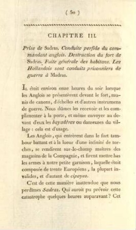 Chapitre III. Prise de Sadras ...
