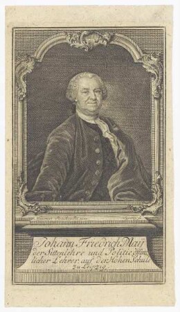 Bildnis des Johann Friedrich May