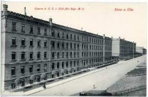 Riesa. Kaserne d. K.S. 3. Feld-Art.-Regt. No. 32