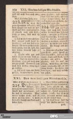 XXI. Von dem heiligen Abendmahle.