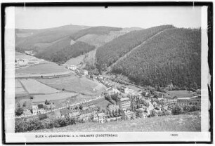 Blick von Joachimsthal nahe dem Keilberg
