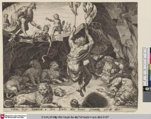 [Daniel Pulled Out of the Lion's Den; Daniel wird aus der Löwengrube gezogen]