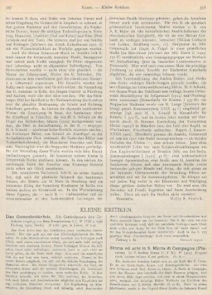 357-362 Kleine Kritiken