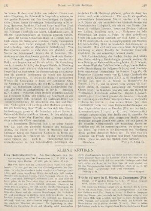 357-362 Kleine Kritiken