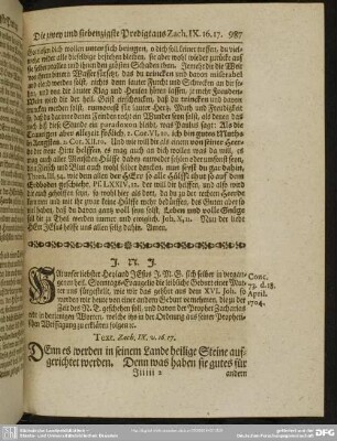 Die drey und siebenzigste Predigt aus Zach. IX. v. 16. 17.