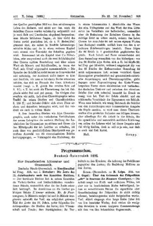 Programmschau : Deutsch-Österreich 1891