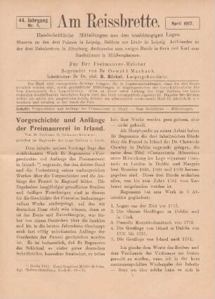 Nr. 4. April 1917.