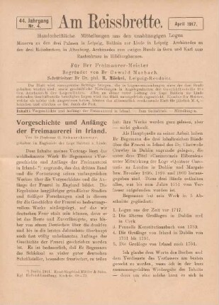Nr. 4. April 1917.