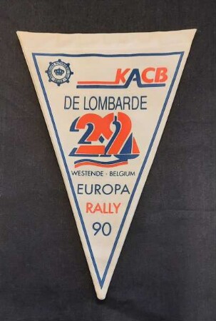 Andenken / Wimpel-Sammlung / Europa Rally Westende