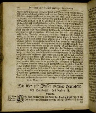 Vorrede. - Gebet vor der Predigt.