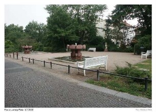 Zwei Brunnen; Darmstadt, Erich-Ollenhauer-Promenade