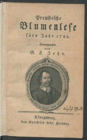 1782: Preußische Blumenlese