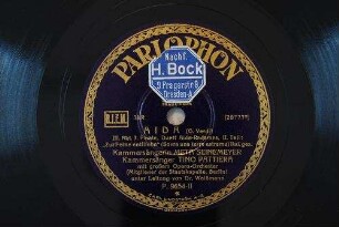 Aida : III. Akt, 3. Finale, Duett Aida-Radames, II. Teil; "Zur Ferne entfliehn" (Sovra una terra estrama) / (G. Verdi)