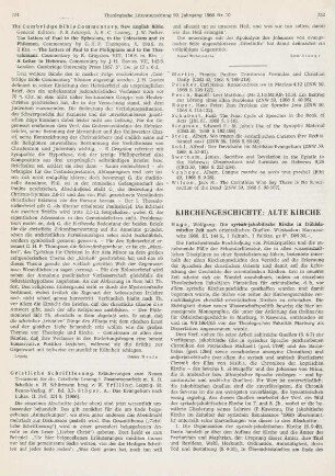 751-752 [Rezension] Grayston, Kenneth, The letters of Paul to the Philippians and to the Thessalonians