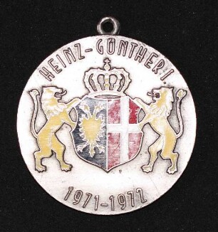 Orden Schützenkönig Neuss 1971/72 Heinz Günther Hüsch