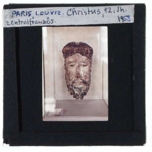 unbekannt, Kopf Christi eines Kruzifixes (Auvergne, Louvre)