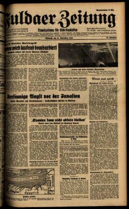 Ausgabe vom Mittwoch, den 18. September 1940.