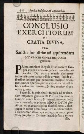 313-316, Conclusio Exercitiorum