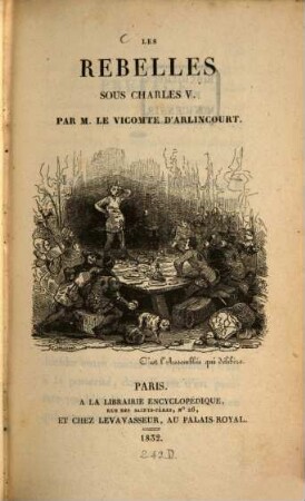 Les rebelles sous Charles V., 1