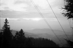 Wolkenhimmel über dem Rheintal