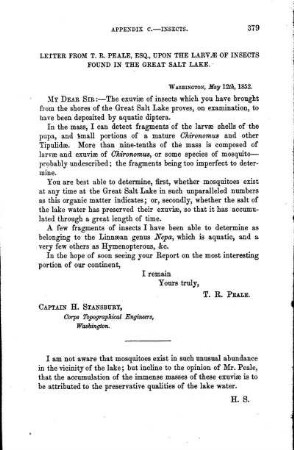 On certain Insect Larvæ, by Titian R. Peale