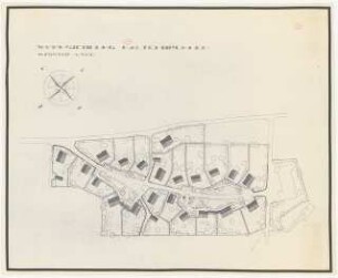 Werksiedlung Kaltenbrunnen (Vorarlberger Illwerke), Bregenz: Lageplan 1:500