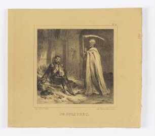 Je suis prèt, Blatt 6 der Folge "Lithographisches Album"