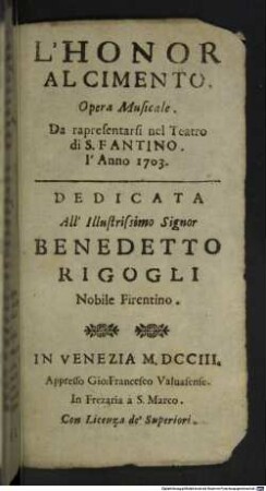 L' honor al cimento