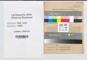 Entnazifizierung Helmut Liesen , geb. 11.05.1920 (Gastwirt)