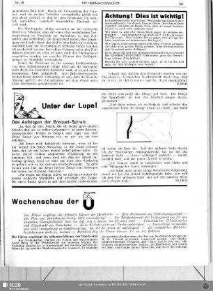 Unter der Lupe!