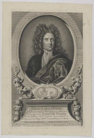 Bildnis des Johann Caspar Grimm